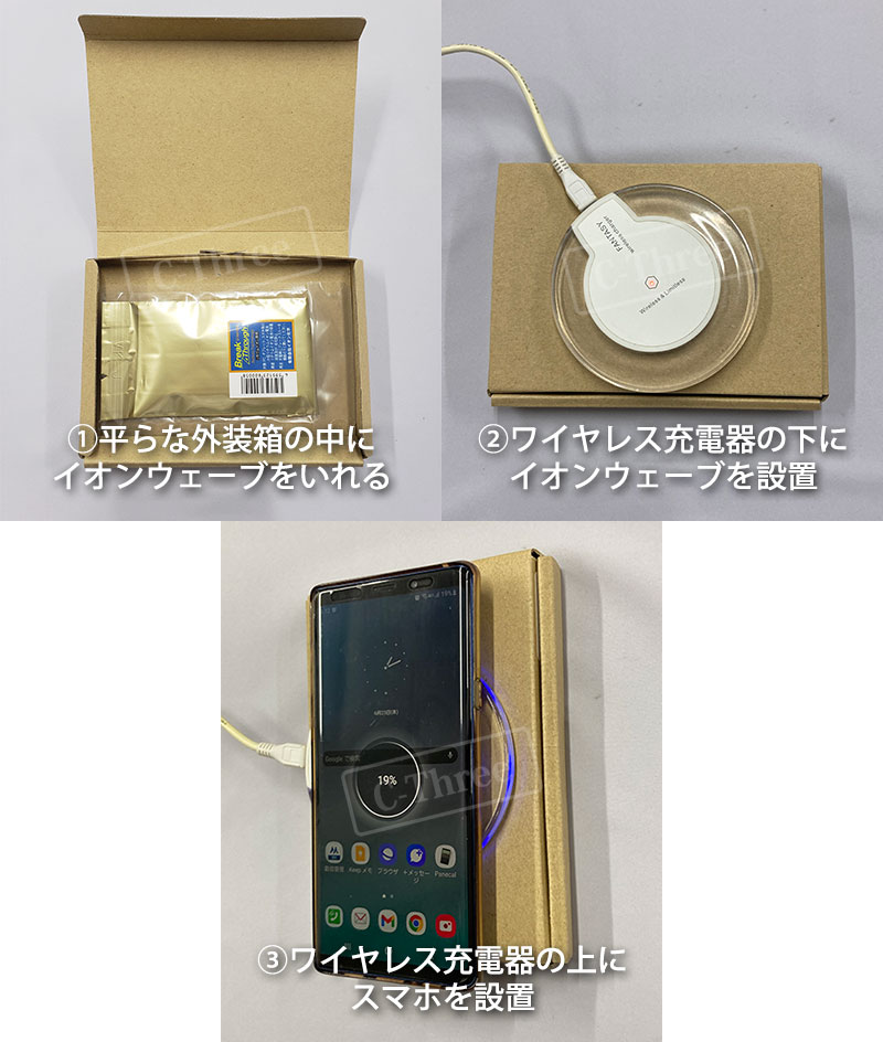 使用例3: 箱などに入れて機器を置く